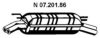 OPEL 5852139 End Silencer